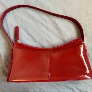 Elegant Red Women's Shoulder Bag